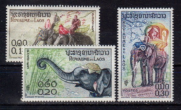Briefmarken Laos 74-76 **