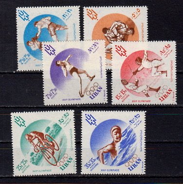 Briefmarken Libanon 695-700 **