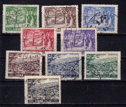 Briefmarken Libanon 732-40 o