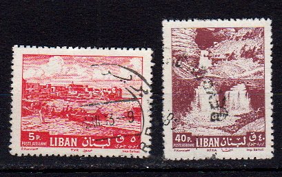 Briefmarken Libanon 761-62 o