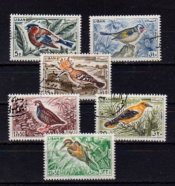 Briefmarken Libanon 894-99 o