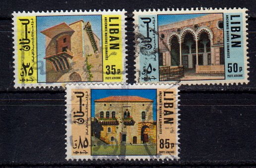 Briefmarken Libanon 1167-69 o