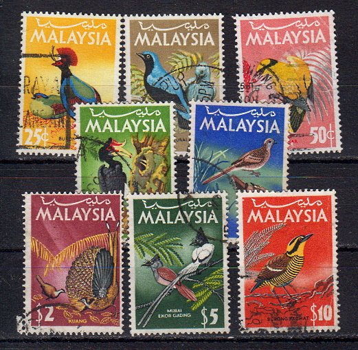 Briefmarken Malaysia 19-26 o