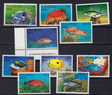 Briefmarken Malediven 1689-98 **