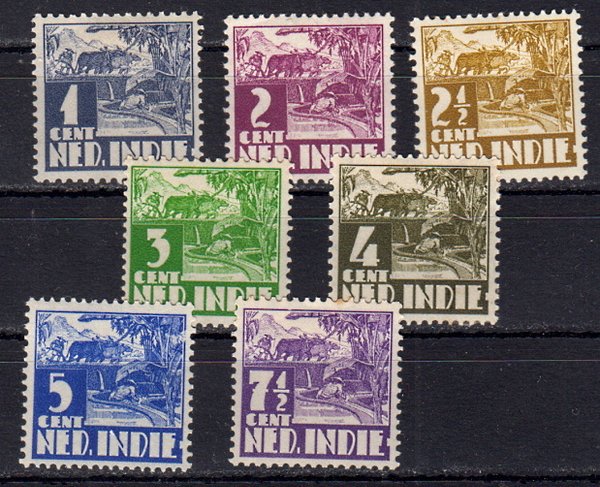 Briefmarken Niederl. Indien 205-11 *