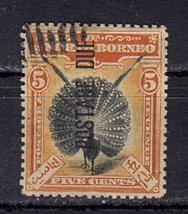 Briefmarken Nord-Borneo Porto 11 o