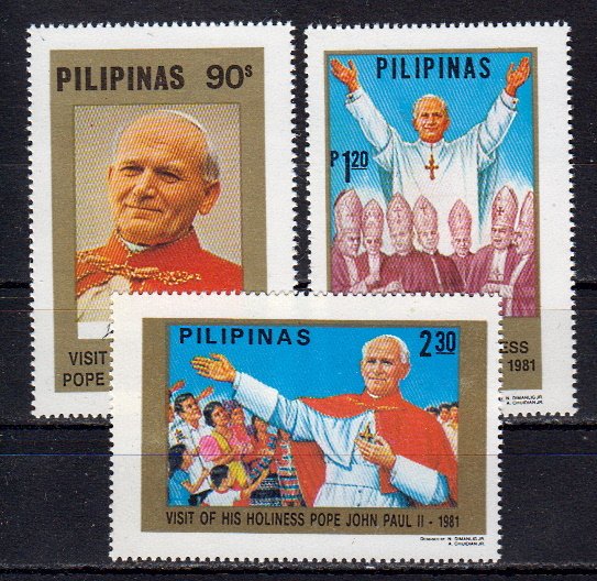 Briefmarken Philippinen 1398-400 **