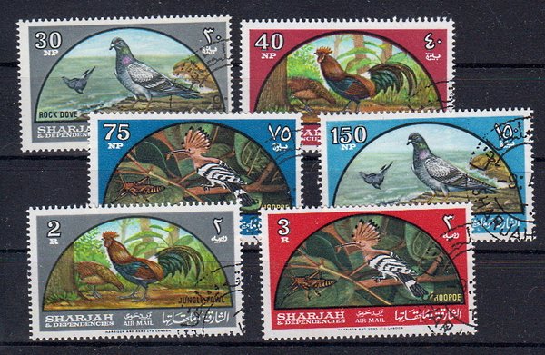 Briefmarken Sharjah 113-18 o