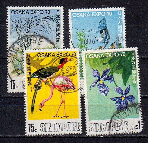 Briefmarken Singapur 112-15 o
