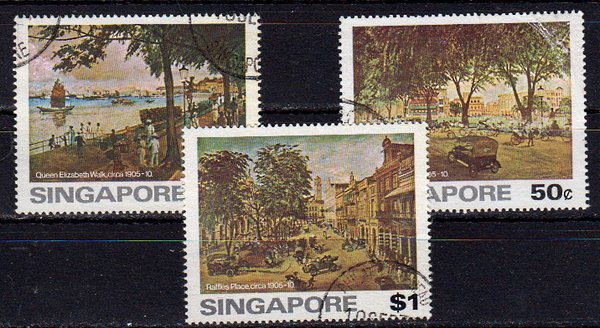 Briefmarken Singapur 257-59 o