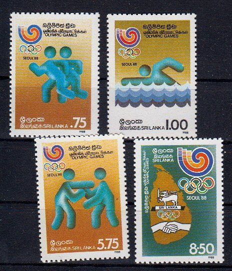 Briefmarken Sri Lanka 834-37 **