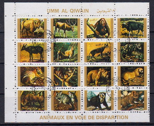Briefmarken Umm al Kaiwain 1546-61 o