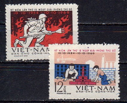 Briefmarken Vietnam 586-87 (*)