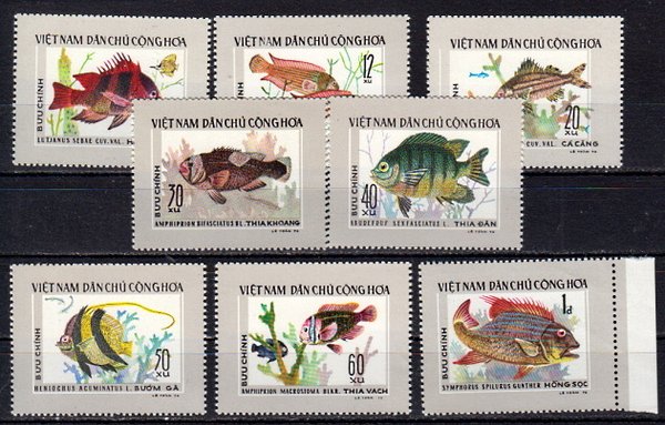 Briefmarken Vietnam 866-73 **