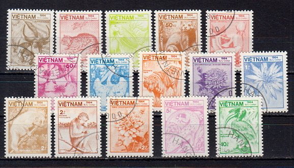 Briefmarken Vietnam 1529-43 o