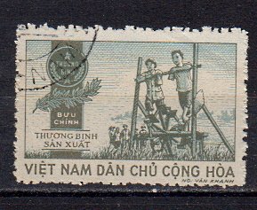 Briefmarken Vietnam Portofreiheit 3 II o