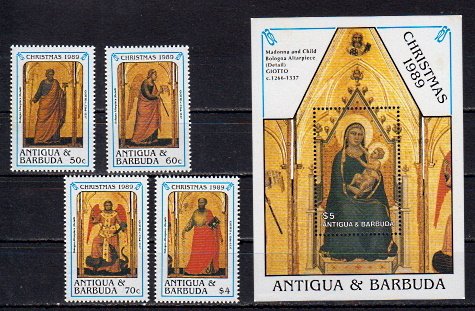 Briefmarken Antigua und Barbuda 1302-05 ** + Block 172 **