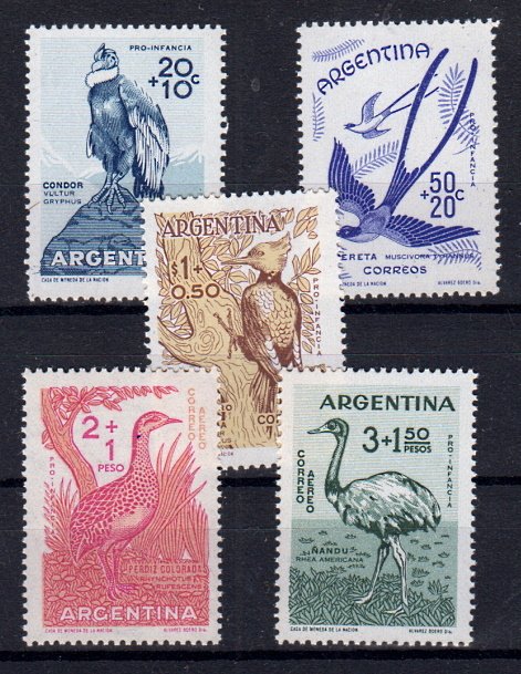 Briefmarken Argentinien 715-19 **