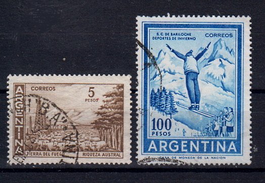 Briefmarken Argentinien 1021-22 o