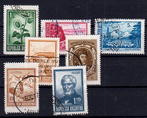 Briefmarken Argentinien 1094-100 o