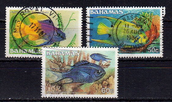 Briefmarken Bahamas 626-28 x I o