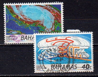 Briefmarken Bahamas 760-61 o