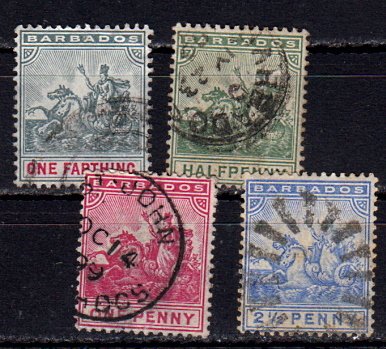 Briefmarken Barbados 62-65 o