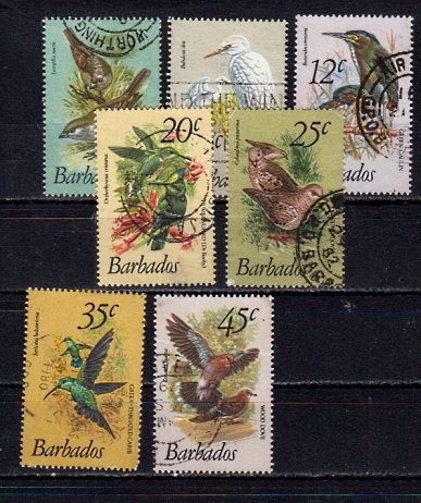Briefmarken Barbados 467 + 69-72 + 74-75 o