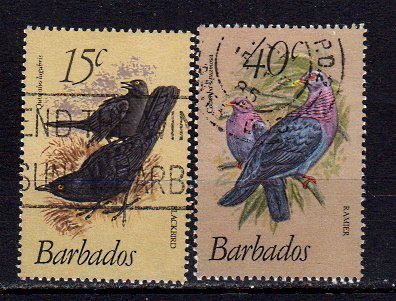 Briefmarken Barbados 551-52 o
