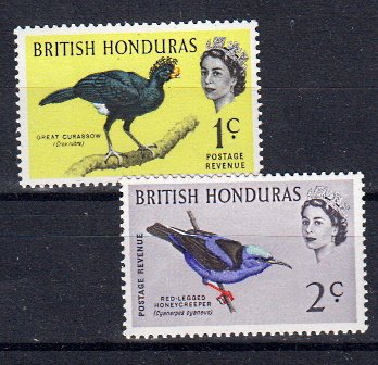 Briefmarken Britisch Honduras 164-65 x **