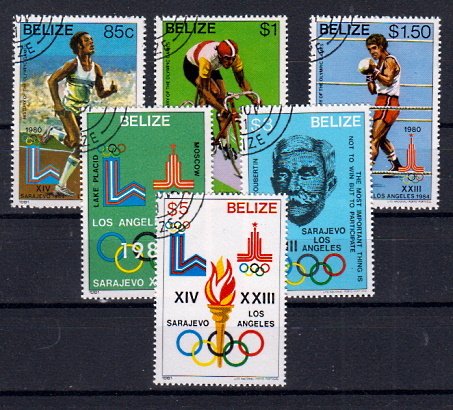 Briefmarken Belize 563-68 o