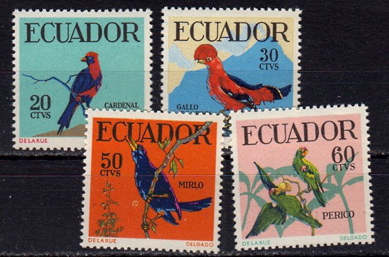 Briefmarken Ecuador 981-84 **