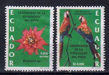 Briefmarken Ecuador 2416-17 o