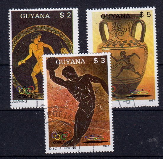 Briefmarken Guyana 2061-63 o