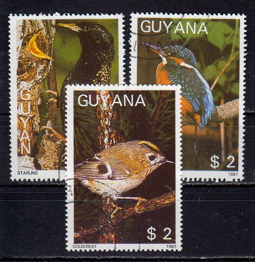 Briefmarken Guyana 2076 + 78-79 o