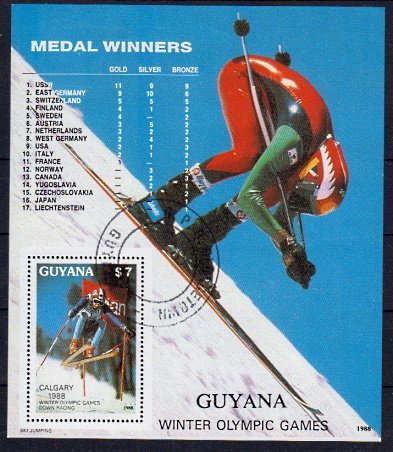 Briefmarken Guyana Block 25 o