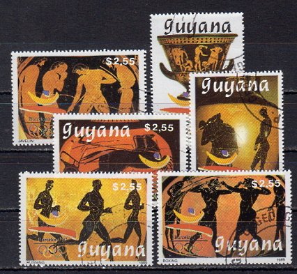 Briefmarken Guyana 3064-69 o