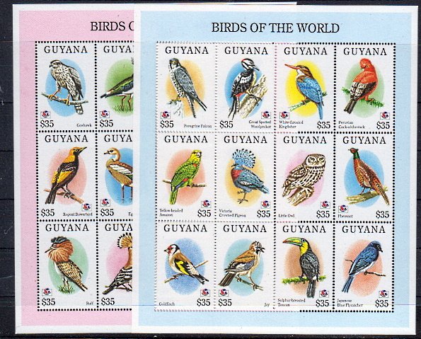 Briefmarken Guyana 4848-71 **