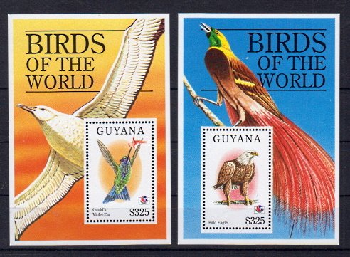 Briefmarken Guyana Blöcke 427-28 **