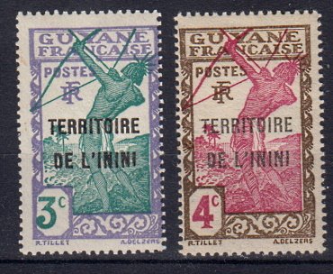Briefmarken Inini 23-24 *
