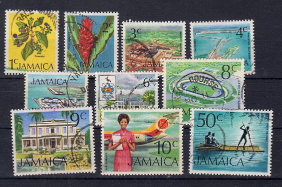 Briefmarken Jamaika 345-54 o