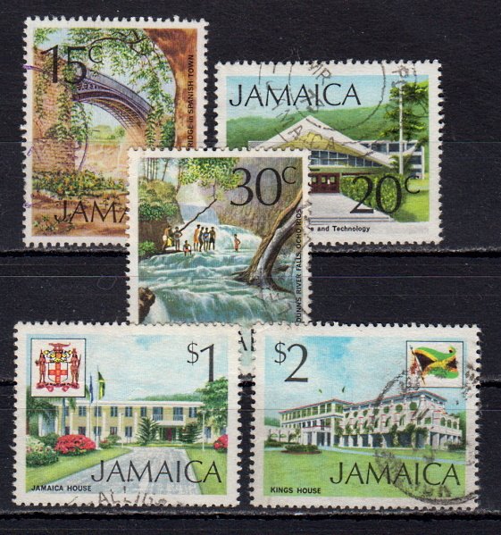 Briefmarken Jamaika 358-62 o