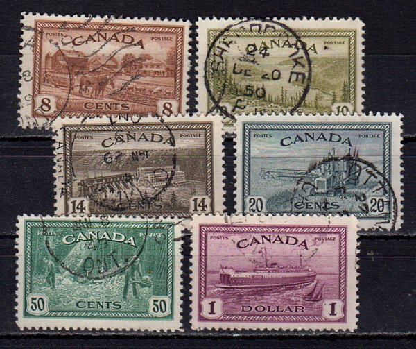Briefmarken Kanada 235-40 o