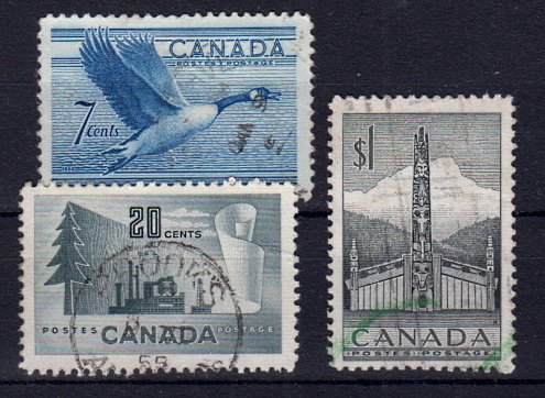Briefmarken Kanada 274-76 o