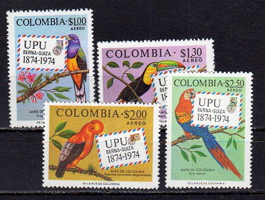 Briefmarken Kolumbien 1275-78 **