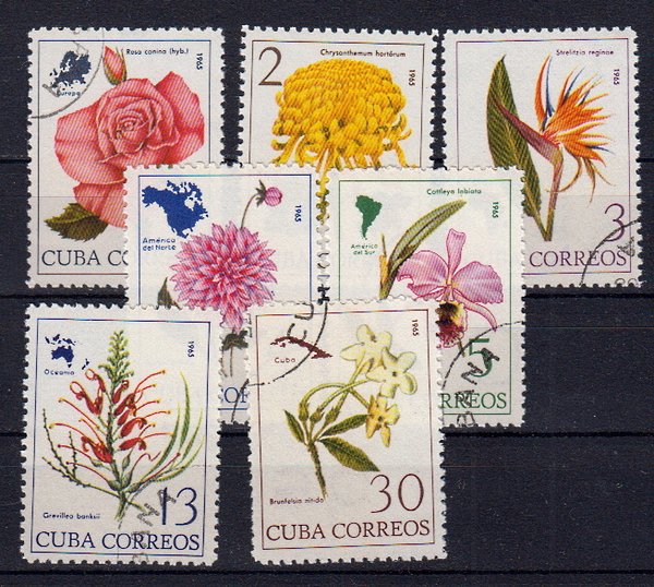 Briefmarken Kuba 1035-41 o