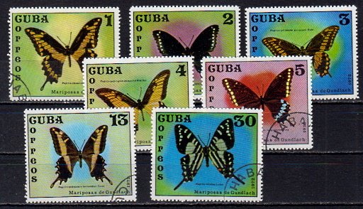 Briefmarken Kuba 1802-08 o