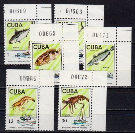Briefmarken Kuba 2030-35 **