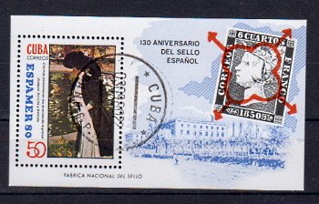 Briefmarken Kuba Block 63 o