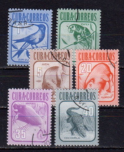 Briefmarken Kuba 2606-11 o